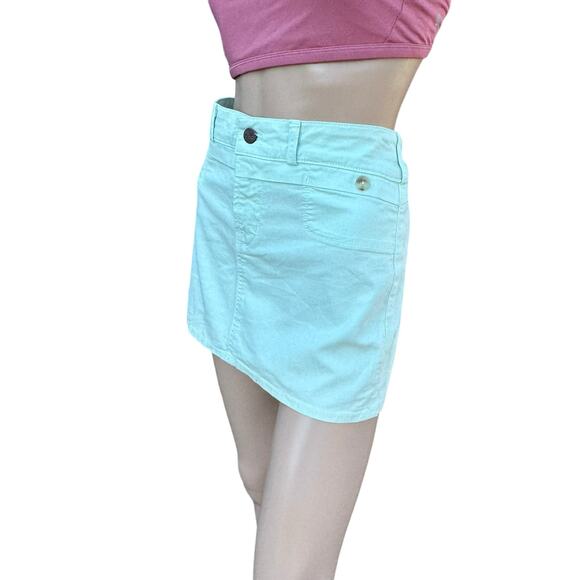 New Citizens of Humanity Women's Green Stretch Micro Mini Skirt Size 31 - Picture 3 of 11